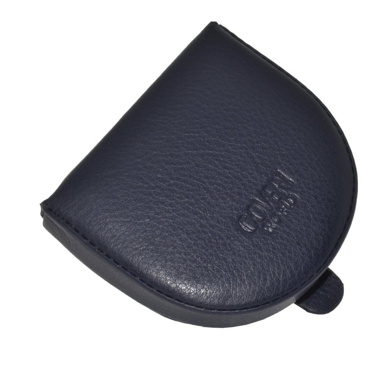 COVERI Coin Purse, Euro Coin Holder, Men's Genuine Leather — view 45