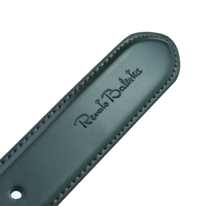 Renato Balestra Damengürtel, Schmal, aus Echtleder, Kürzbar, mit Box, 3 cm — Ansicht 38