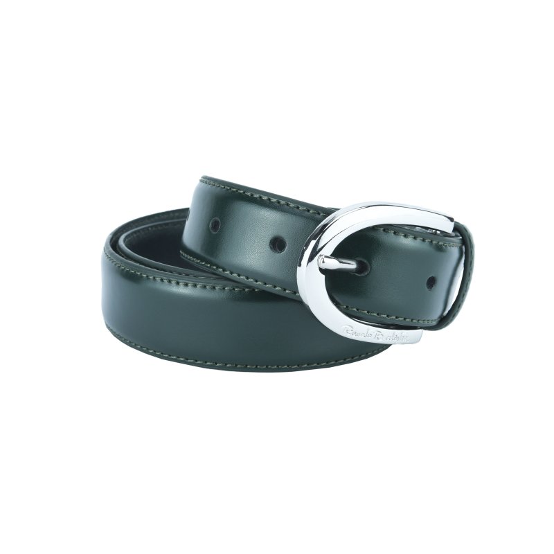 Renato Balestra Ceinture Femme Fine en Cuir Véritable, Raccourcissable, avec Boîte, 3 cm — vue 40
