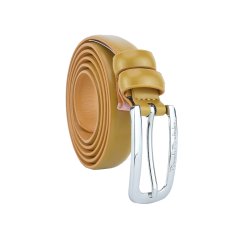 Renato Balestra Ceinture Femme Fine en Cuir Véritable, Raccourcissable avec Boîte 2 cm 2