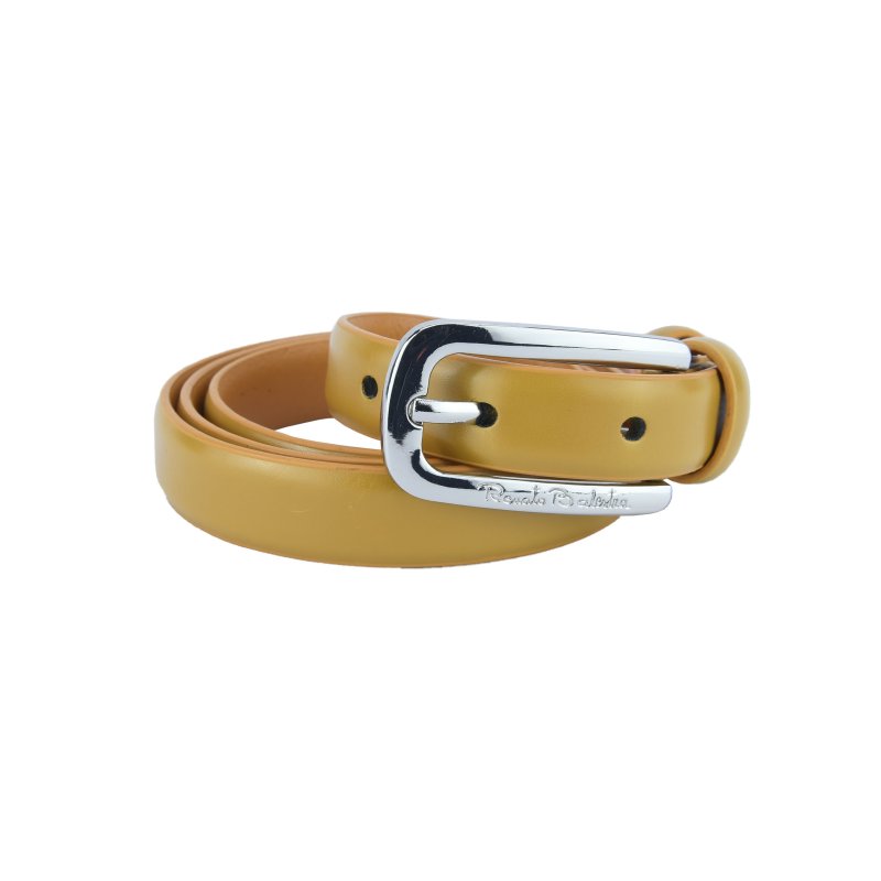 Renato Balestra Women's Slim Belt in Genuine Leather, Adjustable With Box 2 cm — view 26