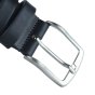 Conte Massimo Ceinture Homme en Cuir (Tannage Végétal), Sans Coutures, Raccourcissable, Hauteur 3,5 cm — vue arrière