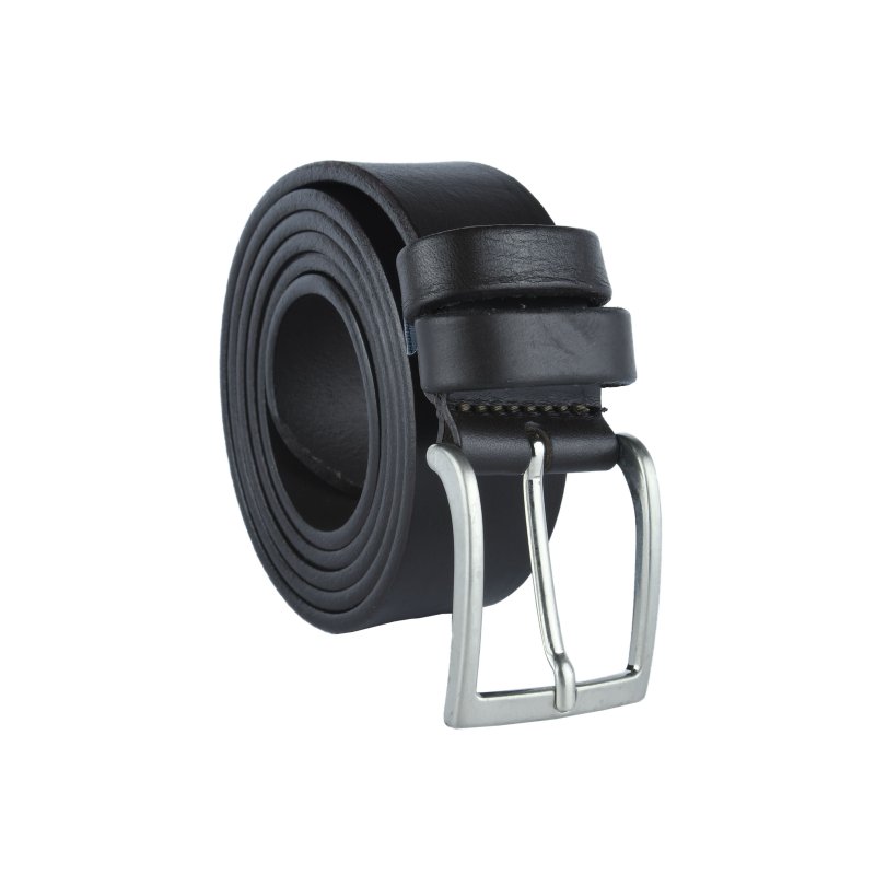 Conte Massimo Men's Belt in Vegetable-Tanned Leather, Seamless, Can Be Shortened, 3.5 cm — view 8