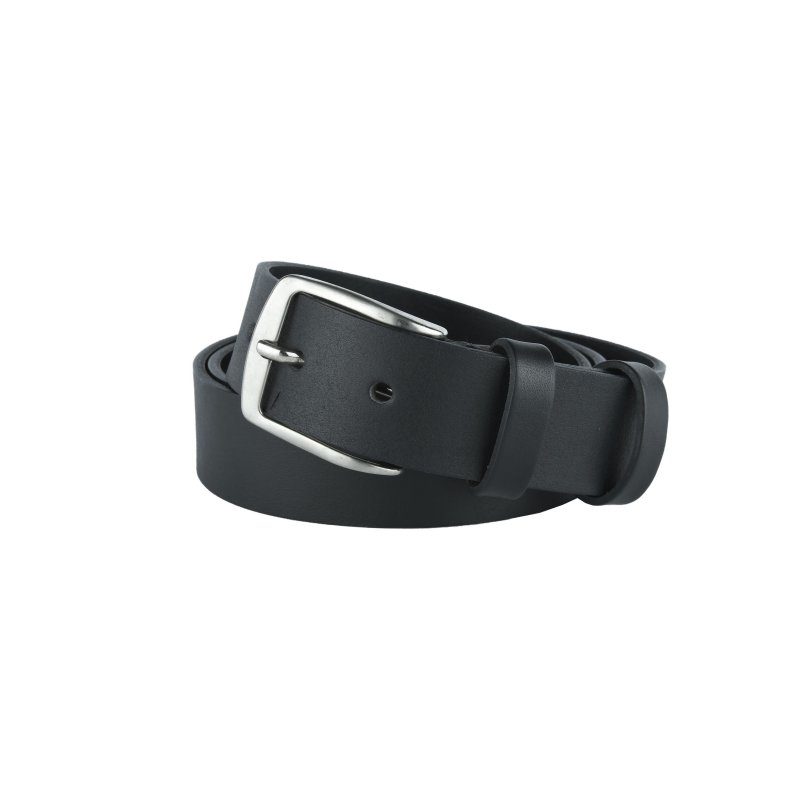 Conte Massimo Men's Belt in Vegetable-Tanned Leather, Seamless, Can Be Shortened, 3.5 cm — view 16