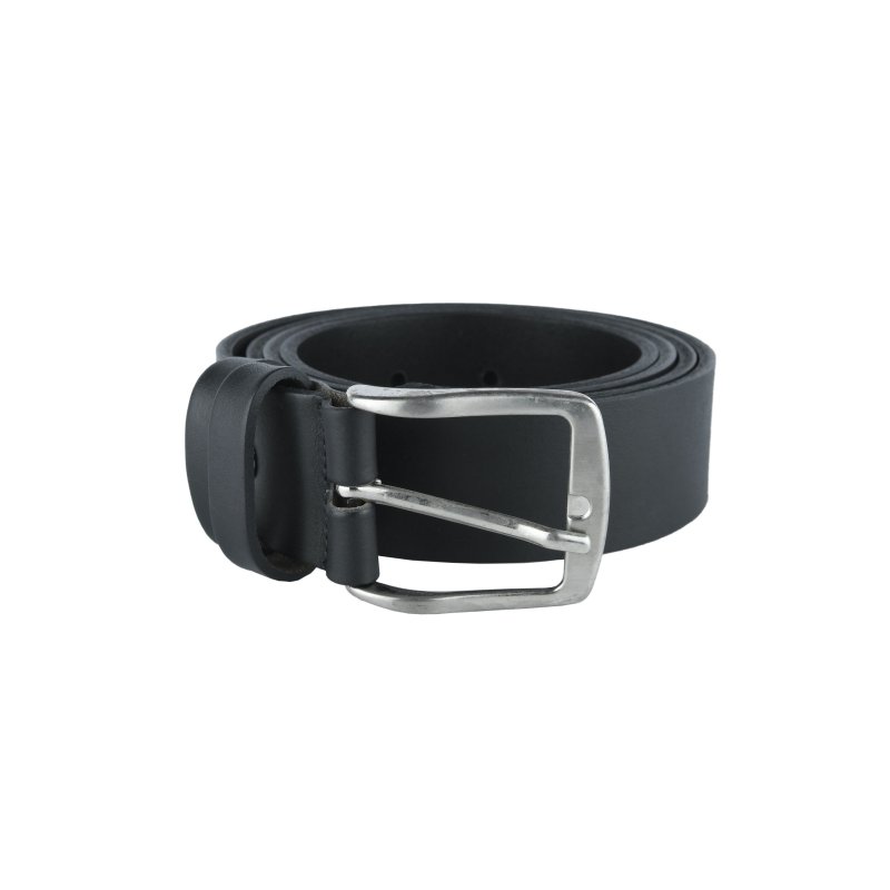 Conte Massimo Men's Belt in Vegetable-Tanned Leather, Seamless, Can Be Shortened, 3.5 cm — view 20
