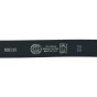 Conte Massimo Men's Belt in Genuine Leather With Stitching, Can Be Shortened, 3 cm High — logo detail