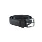 Conte Massimo Ceinture Homme en Cuir Véritable avec Coutures, Raccourcissable, Hauteur 3 cm — vue 14