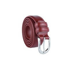 Biagiotti Ceinture Femme Fine 3 cm en Cuir Véritable, Raccourcissable, avec Boîte