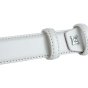 Biagiotti Cinturón Mujer Fino 3 cm de Piel Genuina, Acortable, con Caja — vista 20