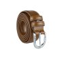Biagiotti Women's Slim Belt 3 cm in Genuine Leather, Can Be Shortened, With Box — view 25