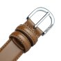 Biagiotti Women's Slim Belt 3 cm in Genuine Leather, Can Be Shortened, With Box — view 26