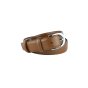 Biagiotti Women's Slim Belt 3 cm in Genuine Leather, Can Be Shortened, With Box — view 32