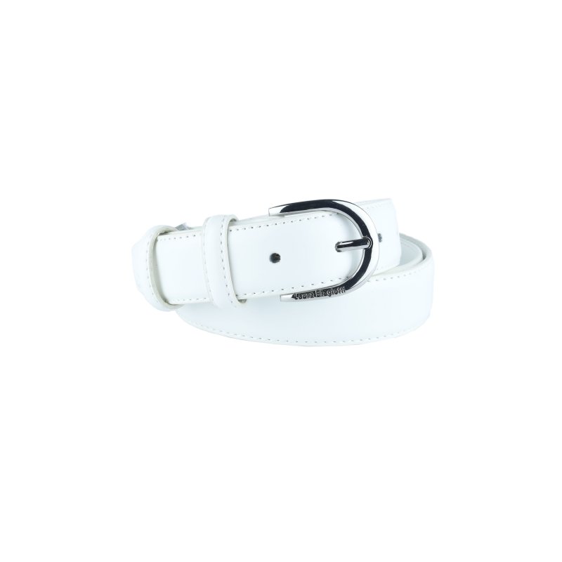 Biagiotti Women's Slim Belt 3 cm in Genuine Leather, Can Be Shortened, With Box — view 48