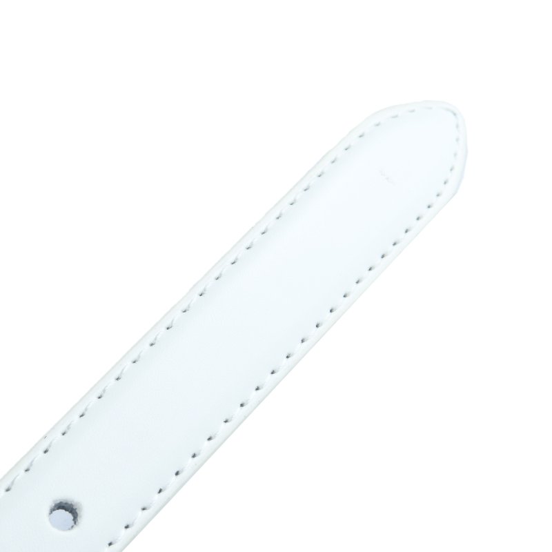 Biagiotti Women's Belt Thin 2 cm in Genuine Leather, Shortenable with Box — view 12