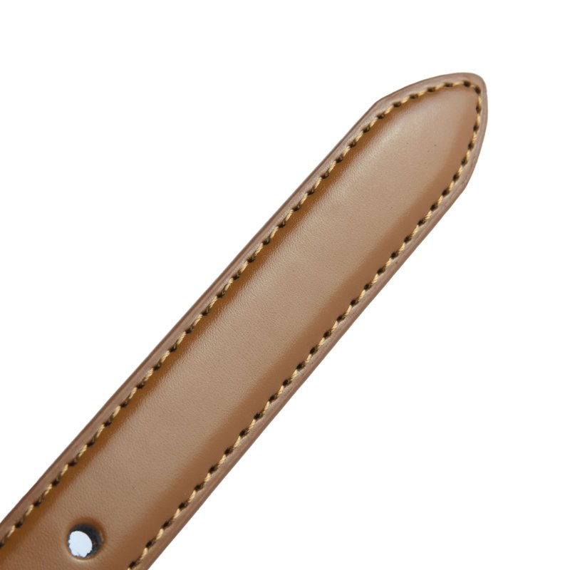 Biagiotti Women's Belt Thin 2 cm in Genuine Leather, Shortenable with Box — view 21