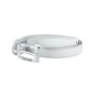 Biagiotti Women's Belt Thin 2 cm in Genuine Leather, Shortenable with Box — view 26
