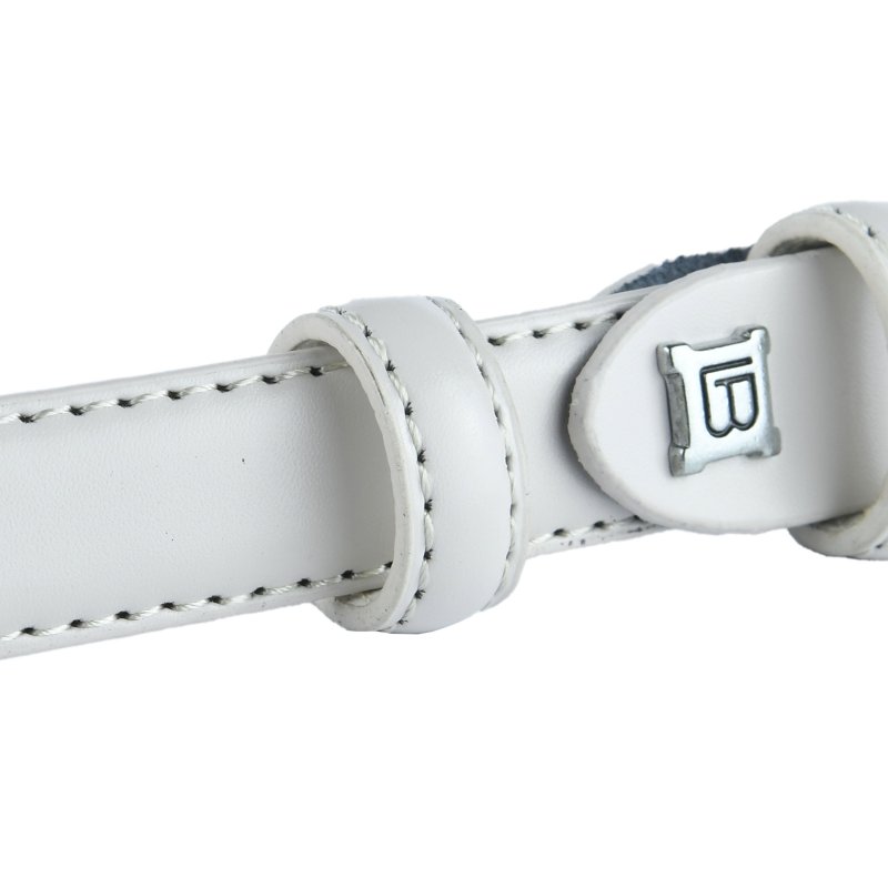 Biagiotti Women's Belt Thin 2 cm in Genuine Leather, Shortenable with Box — view 29