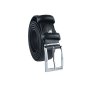 Sergio Tacchini Cintura Uomo Esterno Similpelle Interno Fodera in Pelle, Fibbia Nickel Free 442Large