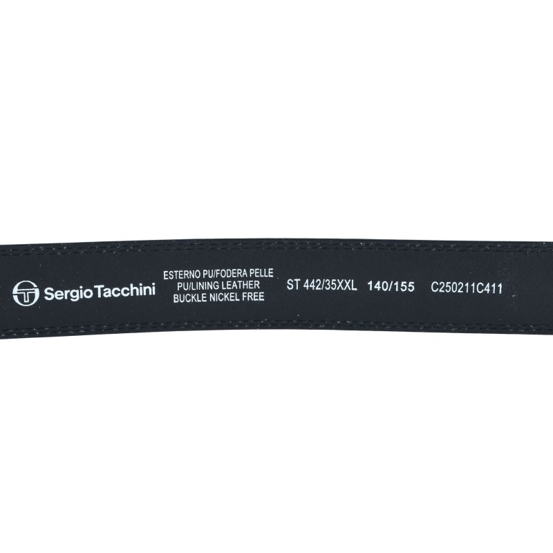 Sergio Tacchini Ceinture Homme Extérieur Similicuir Intérieur Doublure en Cuir, Boucle Sans Nickel 442Large — vue 7
