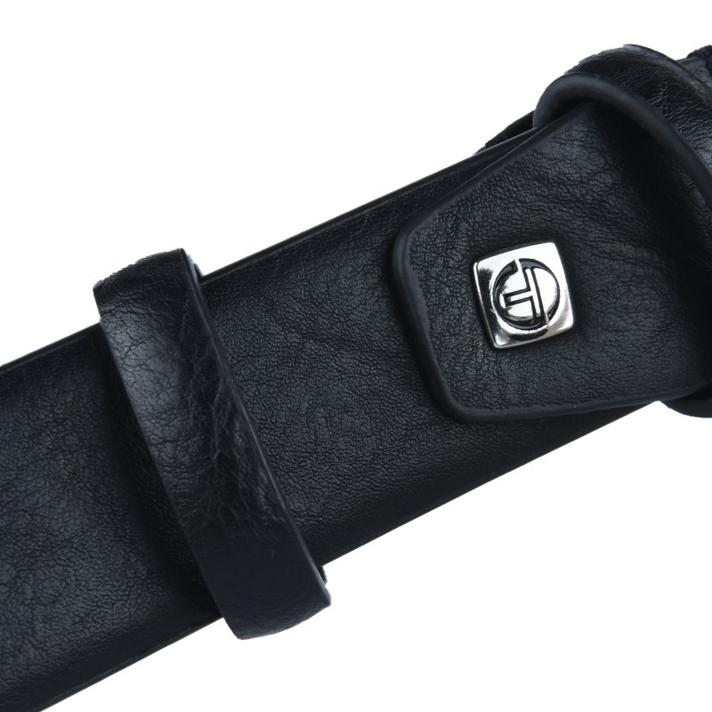 Sergio Tacchini Men's Belt Faux Leather Exterior Genuine Leather Lining, Seamless Nickel Free Buckle — view 11