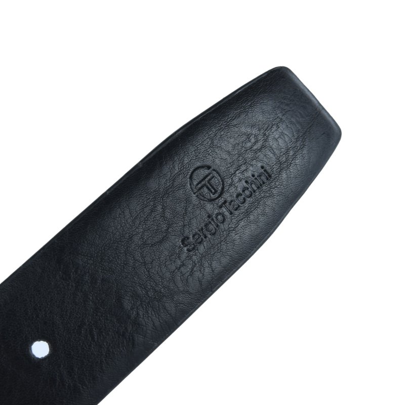 Sergio Tacchini Men's Belt Faux Leather Exterior Genuine Leather Lining, Seamless Nickel Free Buckle — view 12