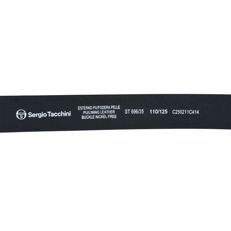 Sergio Tacchini Cinturón Hombre Exterior Piel Sintética Interior Forro de Piel, Sin Costuras, Hebilla Sin Níquel — vista 14