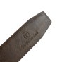 Sergio Tacchini Men's Belt Faux Leather Exterior Genuine Leather Lining, Seamless 3 cm Nickel Free Buckle — inside