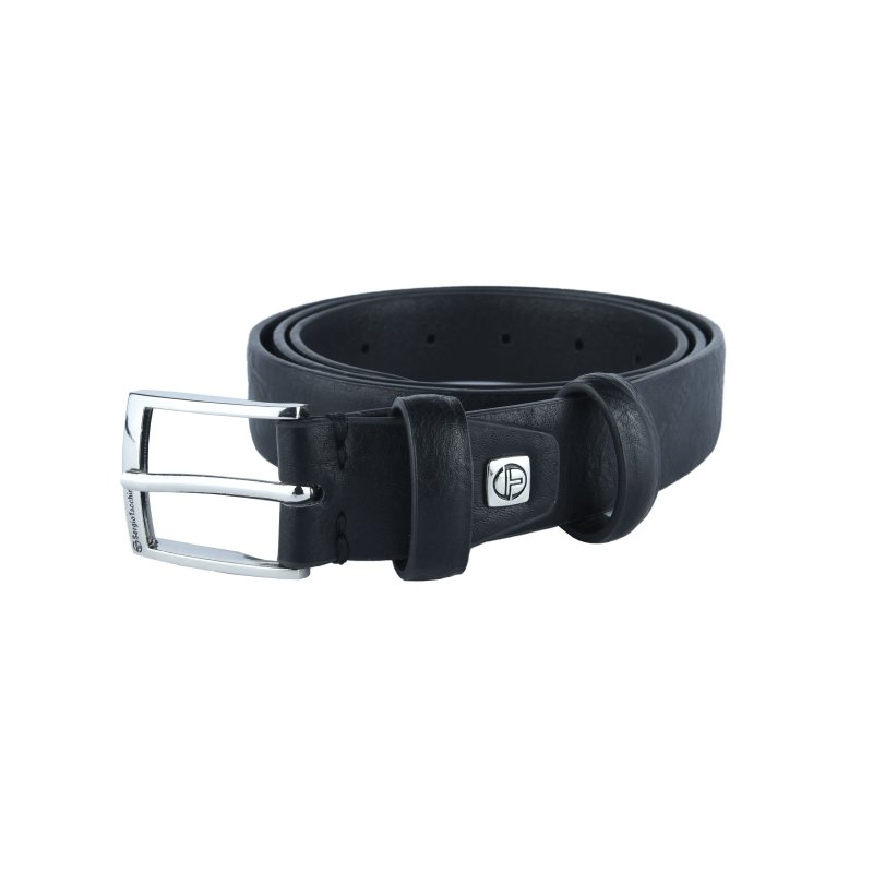 Sergio Tacchini Men's Belt Faux Leather Exterior Genuine Leather Lining, Seamless 3 cm Nickel Free Buckle — view 9