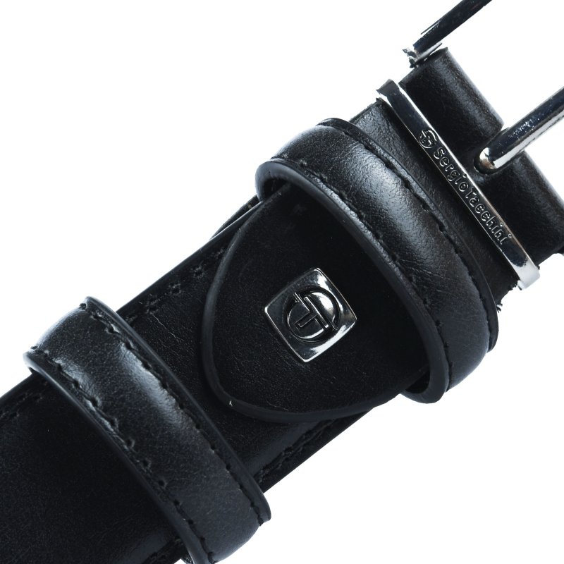 Sergio Tacchini Cinturón Hombre Exterior Piel Sintética Interior Forro de Piel, Con Doble Costura, Hebilla Sin Ní… — vista 12