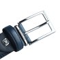 Sergio Tacchini Ceinture Homme Extérieur Similicuir Intérieur Doublure en Cuir, à Double Couture, Boucle Sans Nickel — vue 19
