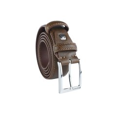 Sergio Tacchini Men's Belt, Faux Leather Exterior, Leather Lining, Single Stitching, Nickel Free Buckle, 3.5 cm