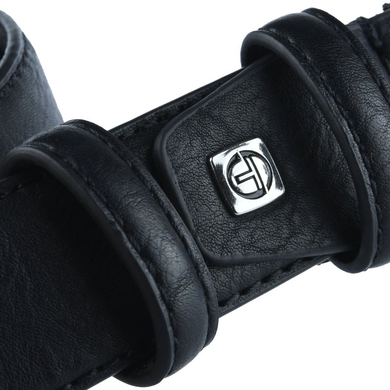 Sergio Tacchini Men's Belt, Faux Leather Exterior, Leather Lining, Single Stitching, Nickel Free Buckle, 3.5 cm — view 12