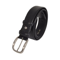 Conte Massimo Ceinture Porte-Valeurs de Voyage en Cuir Véritable, avec Poche Intérieure Tactique Zippée, Noir