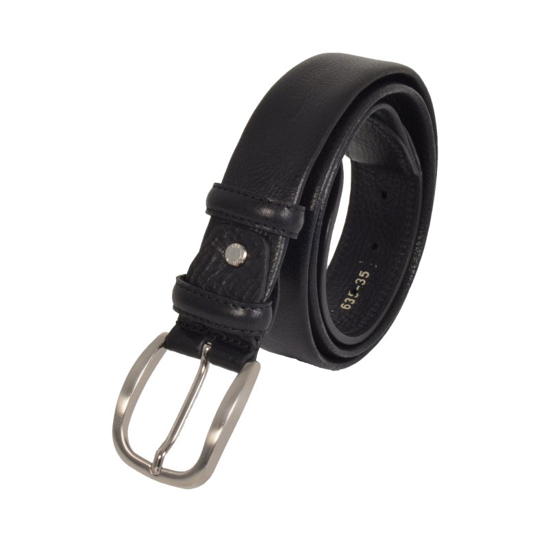 Conte Massimo Ceinture Porte-Valeurs de Voyage en Cuir Véritable, avec Poche Intérieure Tactique Zippée, Noir