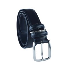 Sergio Tacchini Men's Belt in Genuine Leather, Nickel Free Buckle, Can Be Shortened
