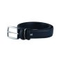 SERGIO TACCHINI Ceinture Homme en Cuir Véritable, Boucle Sans Nickel, Raccourcissable — détail logo