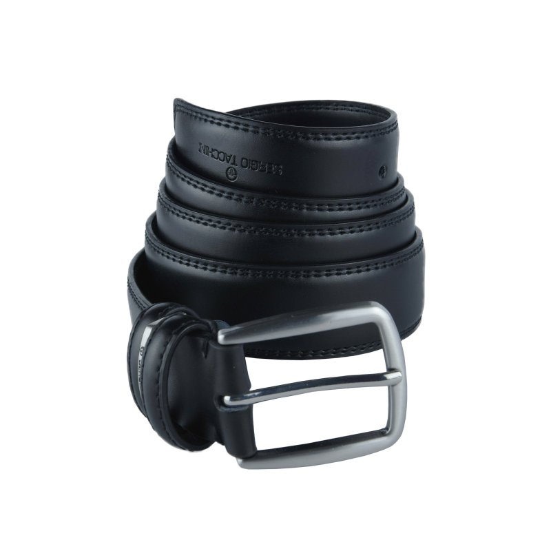 Sergio Tacchini Men's Belt in Genuine Leather, Nickel Free Buckle, Can Be Shortened — view 9