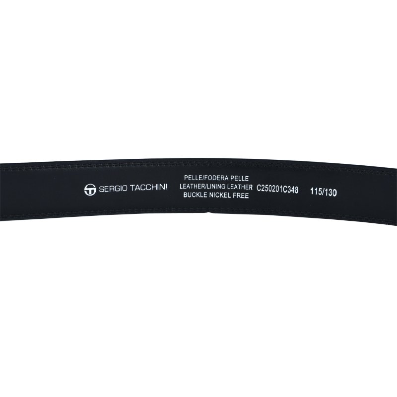 Sergio Tacchini Men's Belt in Genuine Leather, Nickel Free Buckle, Can Be Shortened — view 12