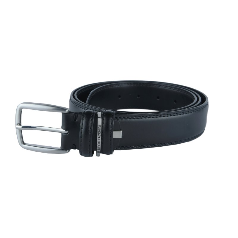 SERGIO TACCHINI Ceinture Homme en Cuir Véritable, Boucle Sans Nickel, Raccourcissable — vue 13