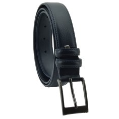 SERGIO TACCHINI Cinturón Hombre de Piel Genuina, Hebilla Sin Níquel, Acortable