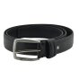 SERGIO TACCHINI Ceinture Homme en Cuir Véritable, Boucle Sans Nickel Raccourcissable Deux Coutures — vue 13