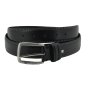 Sergio Tacchini Men's Belt in Genuine Leather, Nickel Free Buckle, Can Be Shortened, Two Stitches — view 14