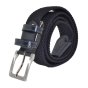 GreSel Woven Elastic Belt, Men's Women's, with Genuine Leather Inserts — view 9