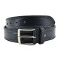 Conte Massimo Ceinture Homme en Cuir (Tannage Végétal), Raccourcissable, Hauteur 4cm avec Coutures