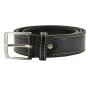 Conte Massimo Ceinture Homme en Cuir (Tannage Végétal), Raccourcissable, Hauteur 4cm avec Coutures — vue 7