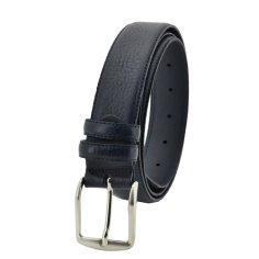 Conte Massimo Ceinture Homme en Cuir Véritable avec Coutures, Raccourcissable, Hauteur 3,5cm