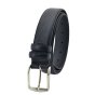 Conte Massimo Herrengürtel aus Echtem Leder mit Nähten, Kürzbar, Höhe 3,5cm