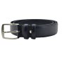 Conte Massimo Men's Belt in Genuine Leather With Stitching, Can Be Shortened, 3.5cm High — detail