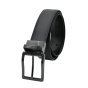 Sergio Tacchini Men's Reversible Belt In Genuine Leather, Rectangular Buckle, Adjustable and Can Be Shortened — view 12