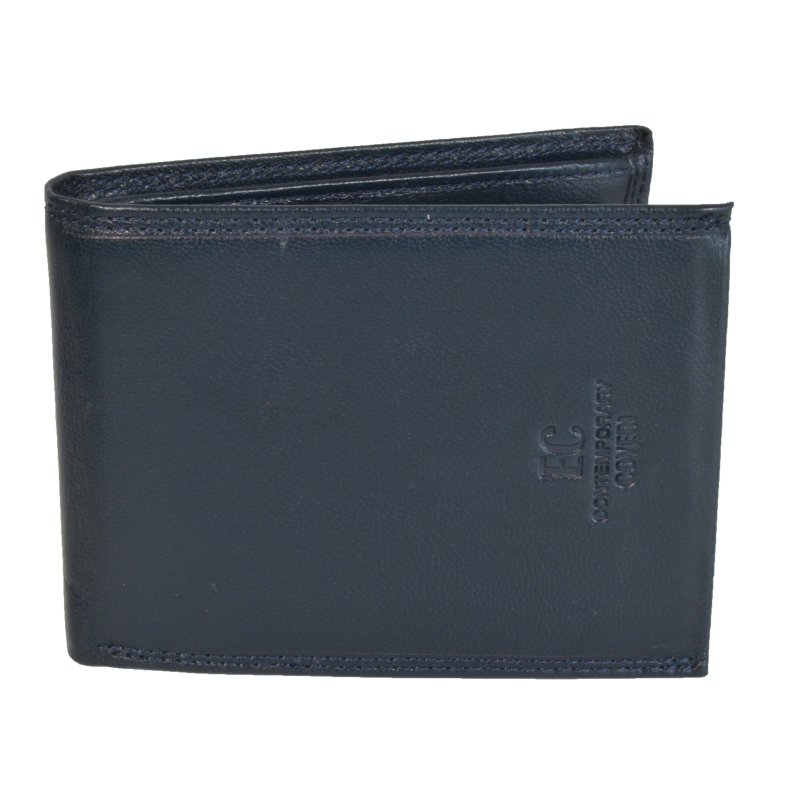 COVERI Men's Wallet in Genuine Leather, Classic with Card Holder and Gift Box — view 7